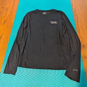 Brooks Long Sleeve Black shirt Small